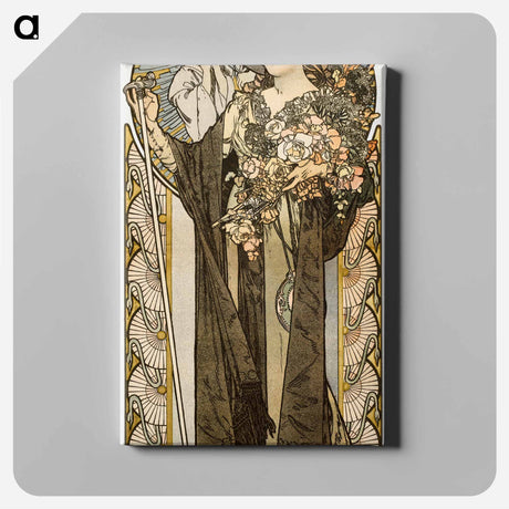 アートパネル-La Tosca - アルフォンス ミュシャ Canvas.