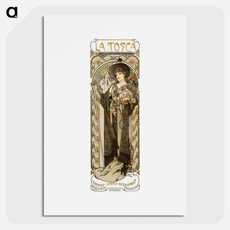 アートポスター-La Tosca - アルフォンス ミュシャ Poster.