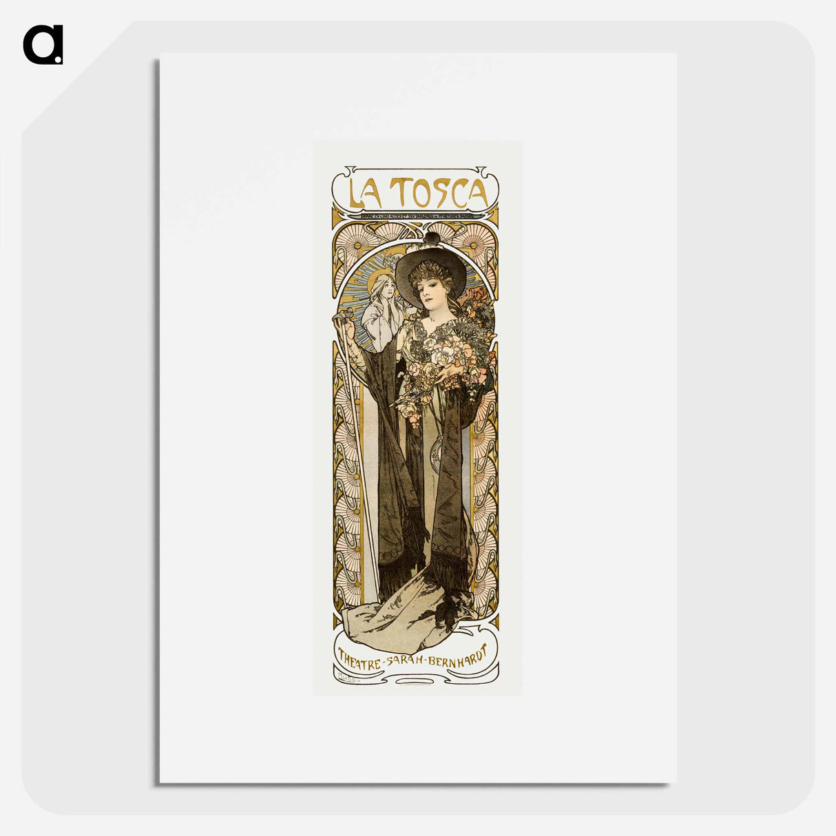 La Tosca - Alphonse Mucha Poster.