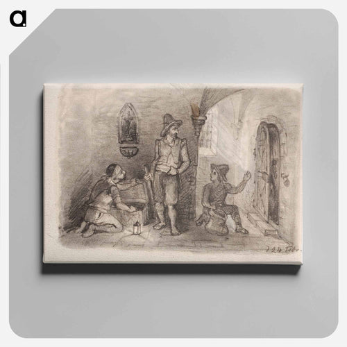 Kolme kirkkoon murtautunutta varasta - アンダース エクマン Canvas.