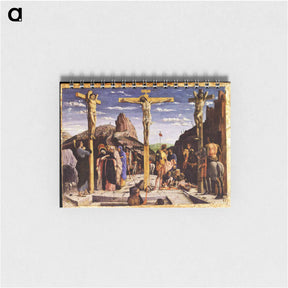 アートメモ帳-Calvary, central predella panel from the St. Zeno of Verona altarpiece - アンドレア マンテーニャ Memo.