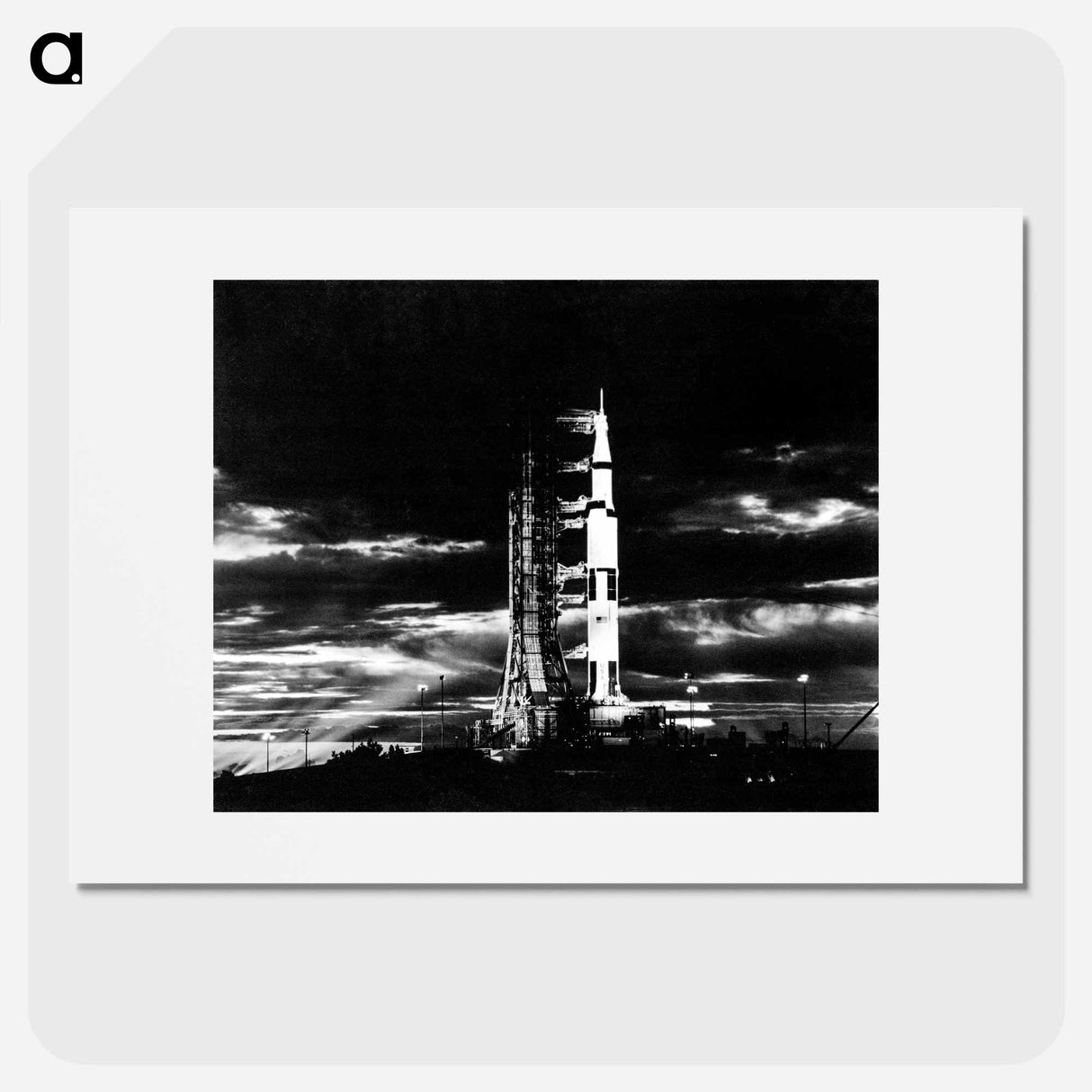 Apollo 17 - Apollo Moon Landing Poster.