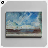 Winter landscape - アーノルド ピーター ワイズ クビンチャン Canvas.