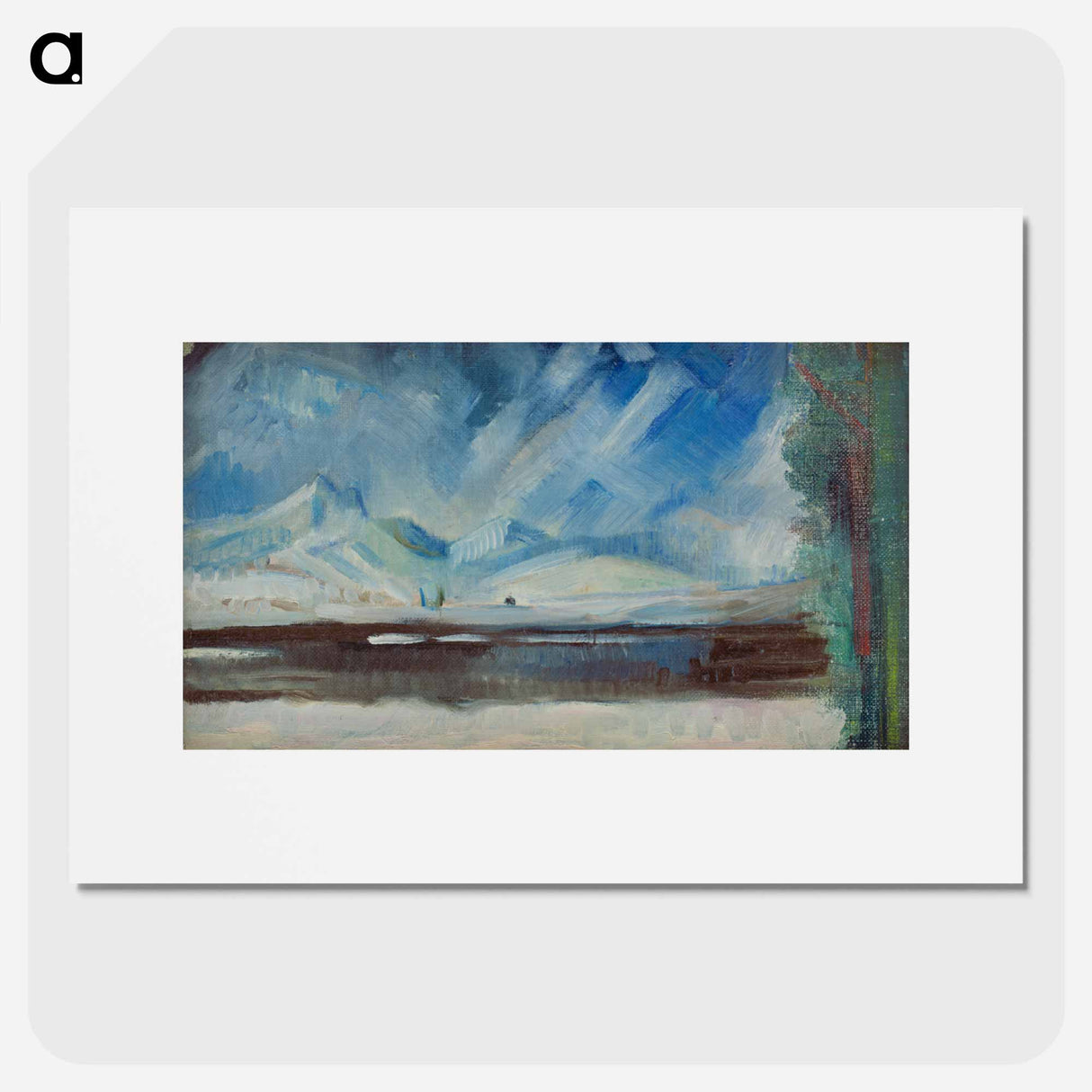 Winter landscape - アーノルド ピーター ワイズ クビンチャン Poster.