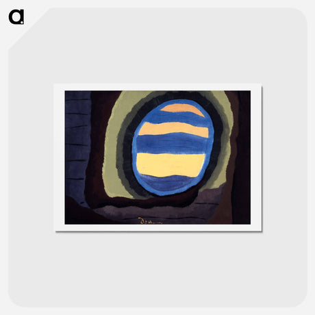 アートポストカード-Out the Window - アーサー ダヴ Postcard.