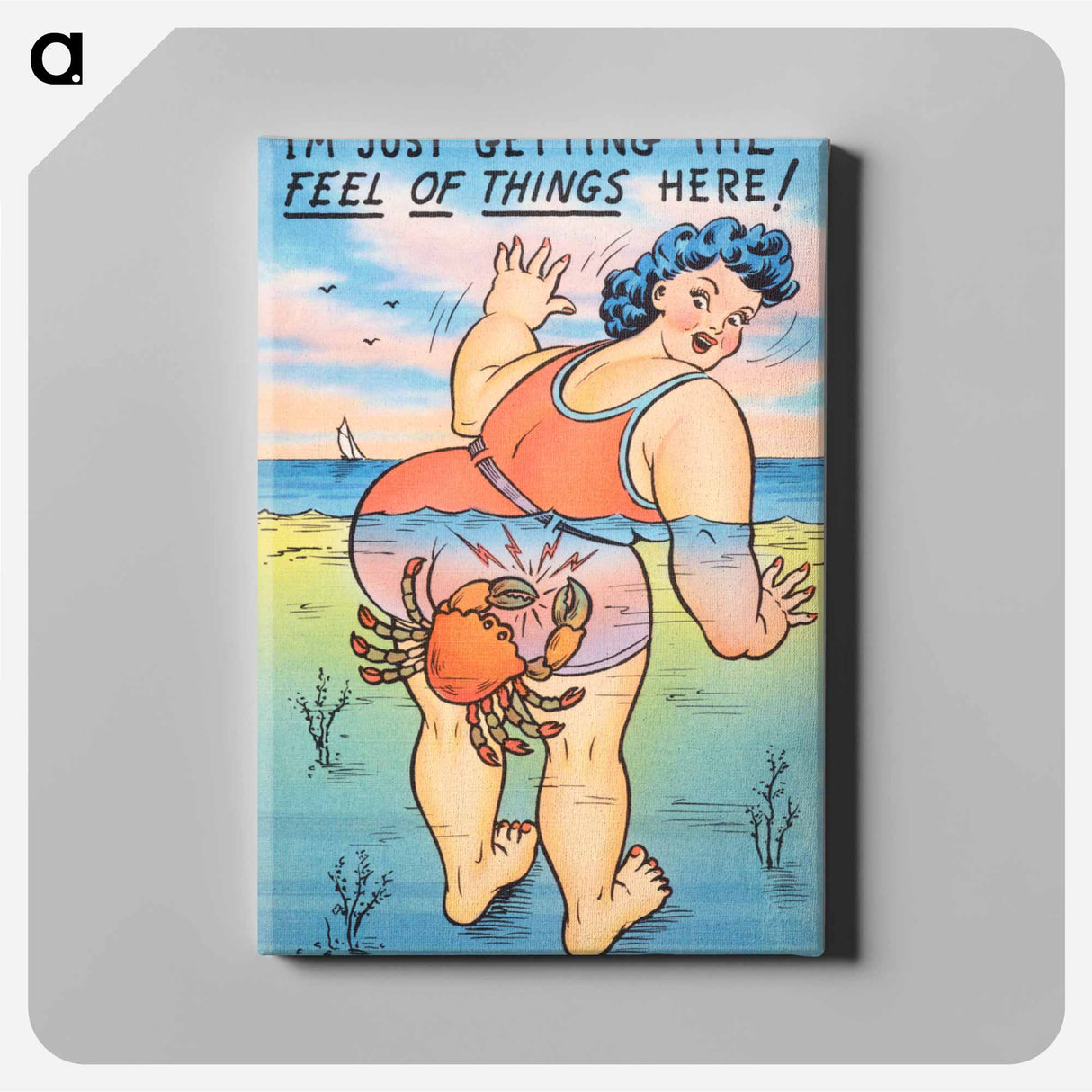 アートパネル-Just Getting the Feel of Things
 - ボストン公共図書館 Canvas.