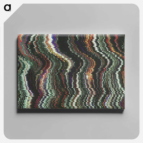 アートパネル-Abstract Glitch Pattern
 - 大英図書館 Canvas.