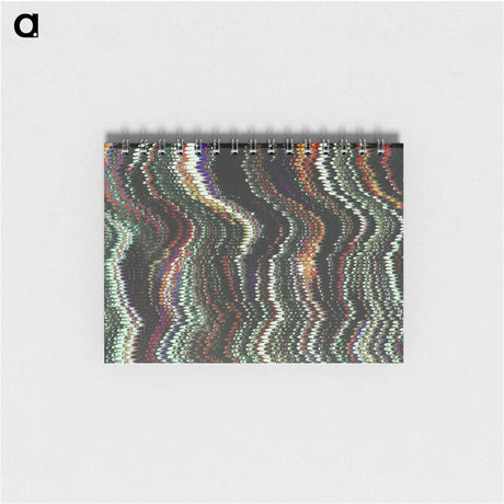 アートメモ帳-Abstract Glitch Pattern
 - 大英図書館 Memo.