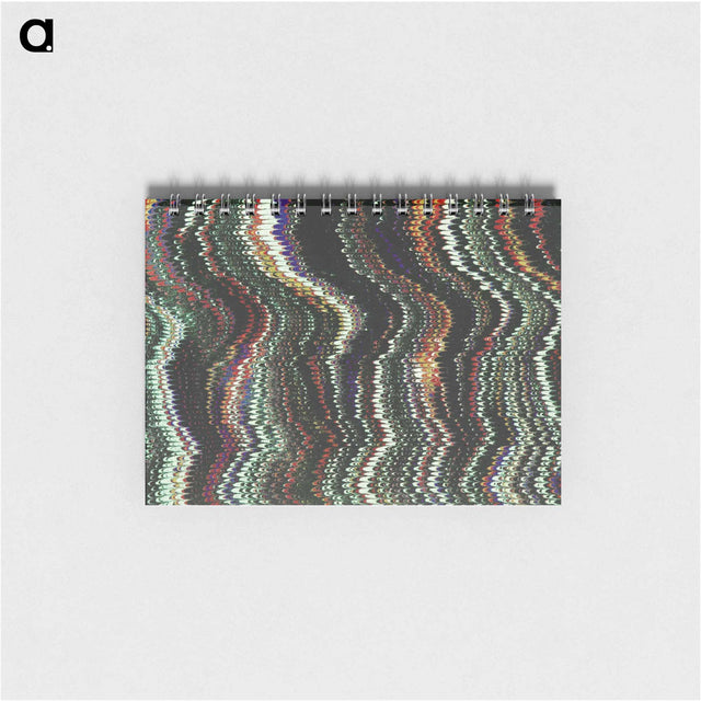 アートメモ帳-Abstract Glitch Pattern
 - 大英図書館 Memo.