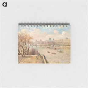 アートメモ帳-The Louvre from the Pont Neuf - カミーユ ピサロ Memo.