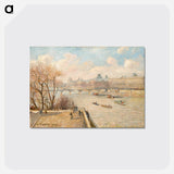 The Louvre from the Pont Neuf - カミーユ ピサロ Postcard.