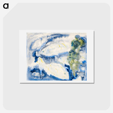 アートポストカード-Fish Series, No. 1 - チャールズ デムス Postcard.