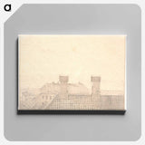 View from a window on Toldbodvej - クリステン ケプケ Canvas.