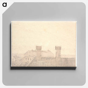 アートパネル-View from a window on Toldbodvej - クリステン ケプケ Canvas.