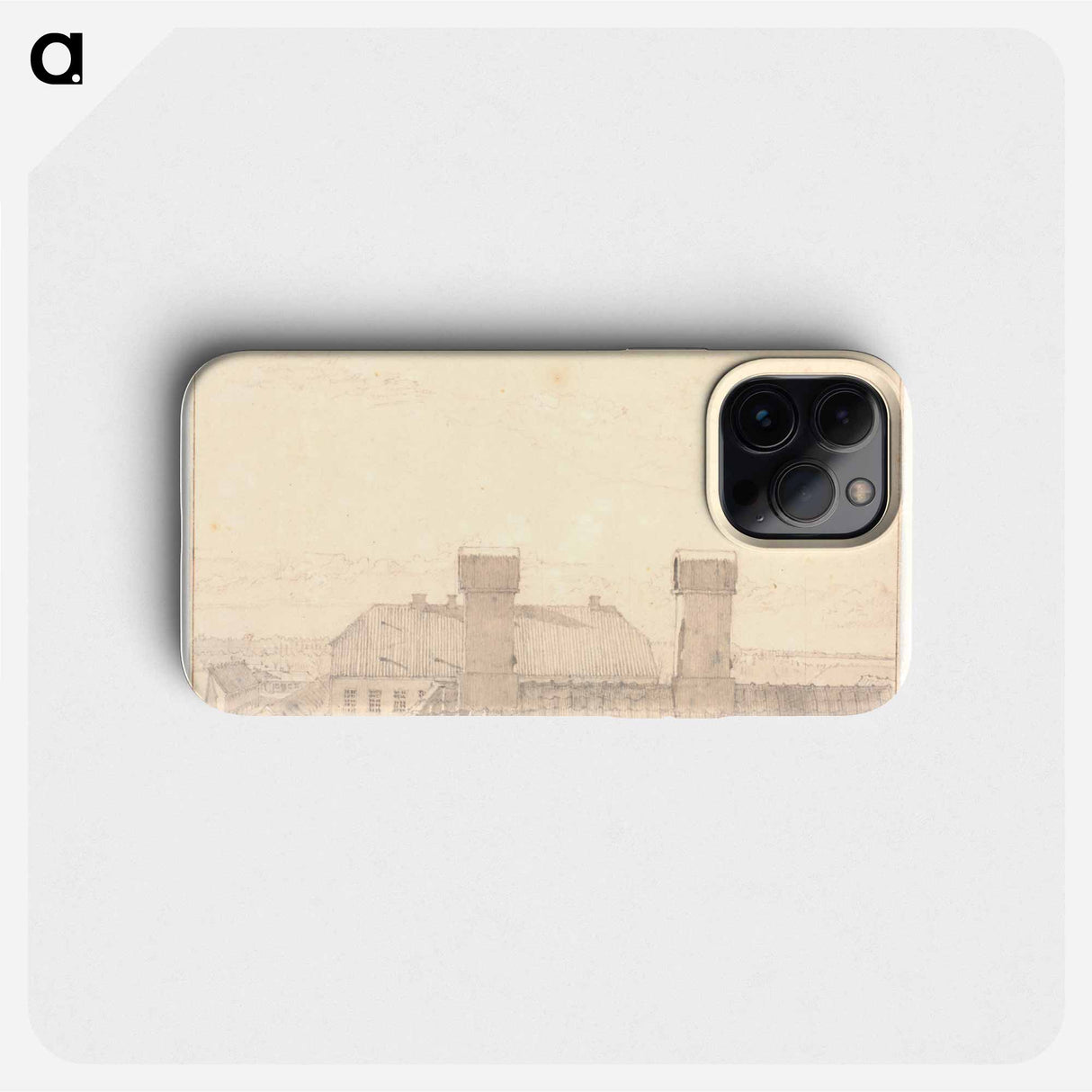 View from a window on Toldbodvej - クリステン ケプケ Phone Case.