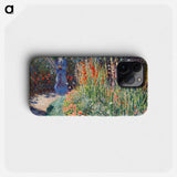 Rounded Flower Bed - Claude Monet Phone Case.