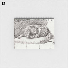 アートメモ帳-Lying Dog
 - コルネリス プロース ファン アムステル Memo.