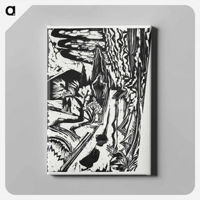 アートパネル-Road in the Taunus Mountains
 - デトロイト美術館 Canvas.