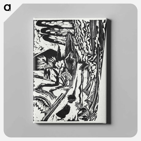 アートパネル-Road in the Taunus Mountains
 - デトロイト美術館 Canvas.