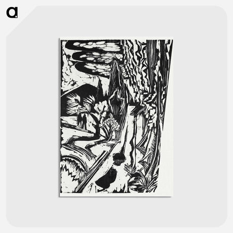 アートポストカード-Road in the Taunus Mountains
 - デトロイト美術館 Postcard.