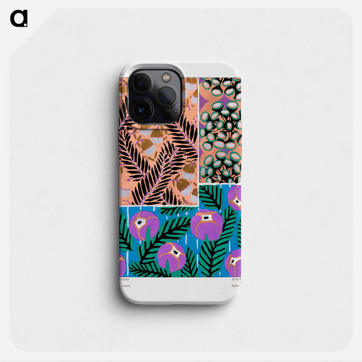 Suggestions pour étoffes et tapis: 60 motifs en couleur - E.A.セギー Phone Case.