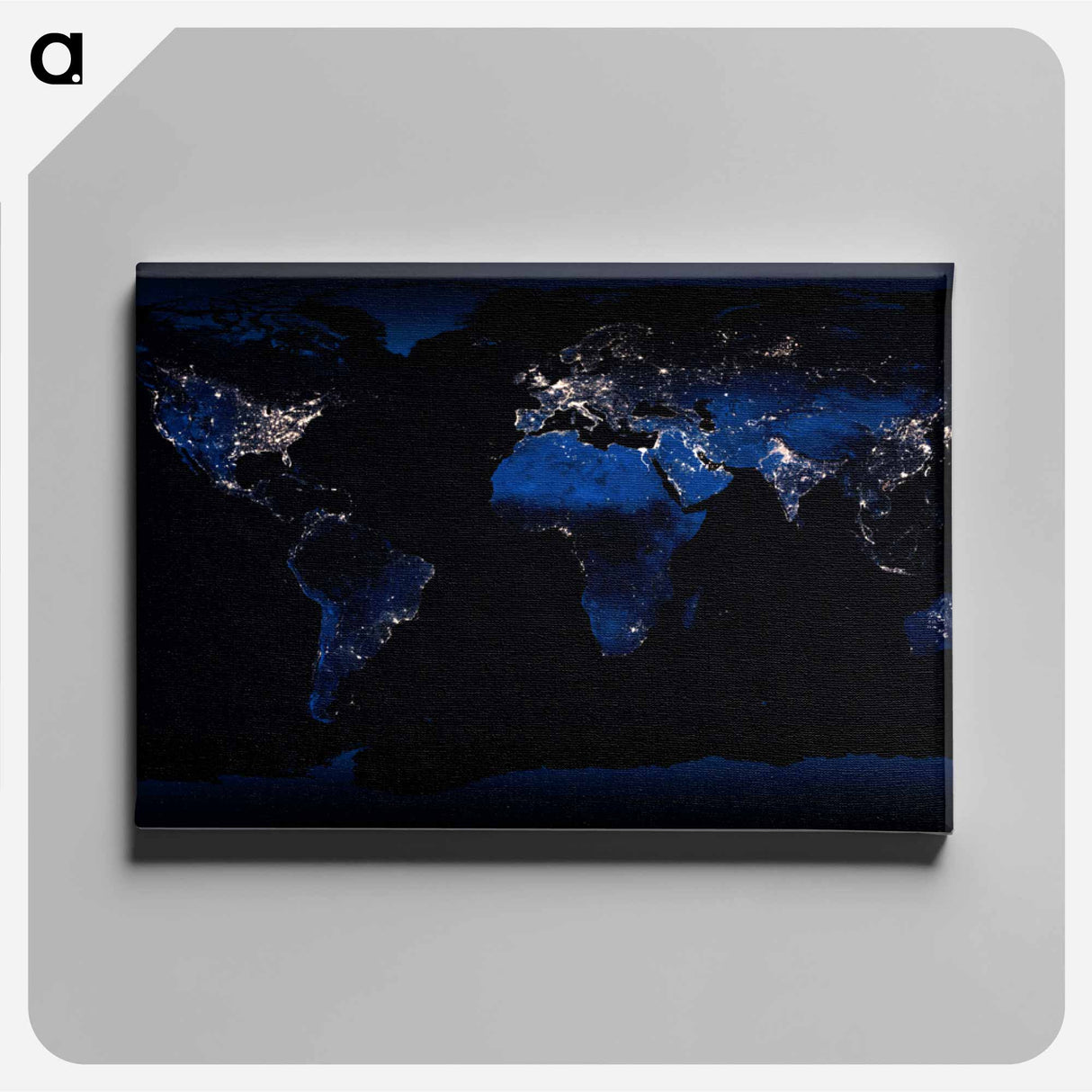 アートパネル-Earth at Night
 - 上空からの地球 Canvas.