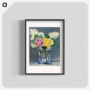 アートポスター-Lilacs and Roses - エドゥアール マネ Poster.