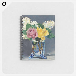 アートメモ帳-Lilacs and Roses - エドゥアール マネ Memo.