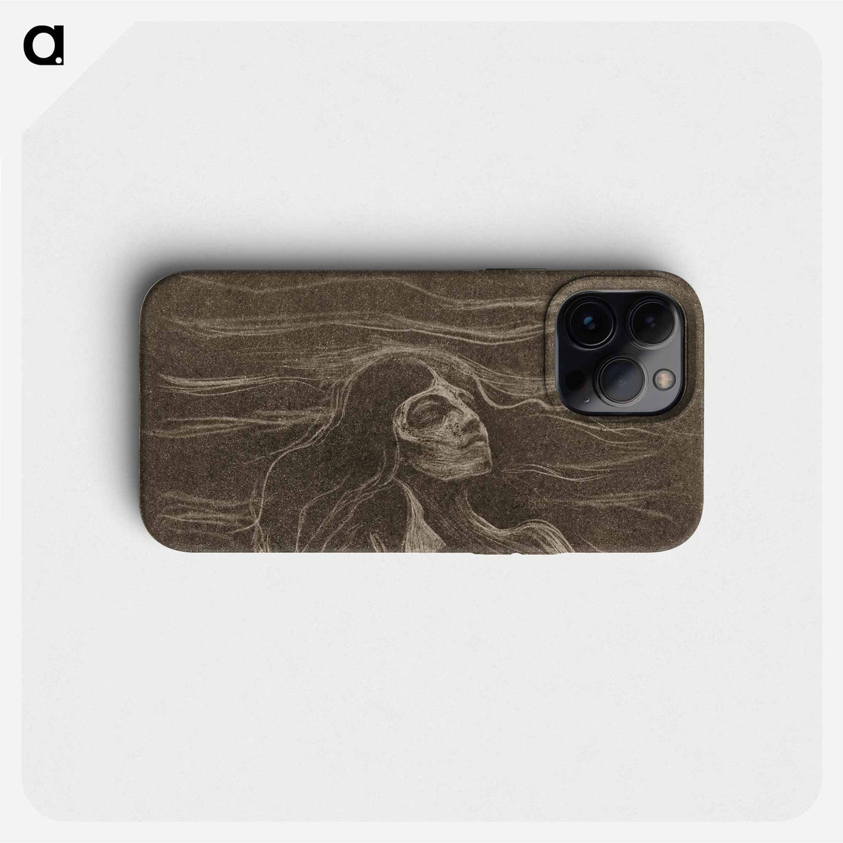 On the Waves of Love - Edvard Munch Phone Case.