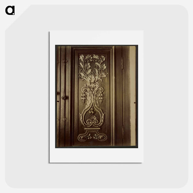 アートポストカード-Door Panel Hôtel de Lauzun
 - ウジェーヌ アジェ Postcard.
