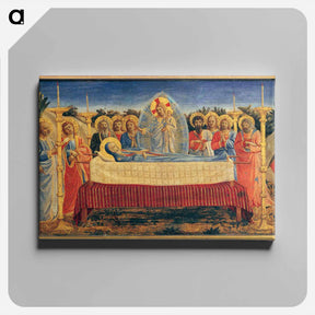 アートパネル-Dormition of the Virgin - フラ アンジェリコ Canvas.