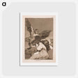 アートポストカード-They blow into their ears - フランシスコ デ ゴヤ Postcard.
