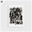 アートポストカード-Birth of the Wolves - フランツ マルク Postcard.