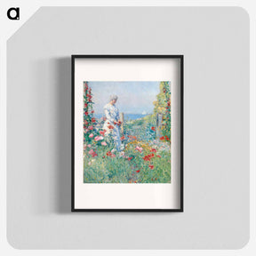 アートポスター-In the Garden - フレデリック チャイルド ハッサム Poster.