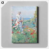 アートパネル-In the Garden - フレデリック チャイルド ハッサム Canvas.
