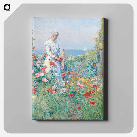 アートパネル-In the Garden - フレデリック チャイルド ハッサム Canvas.