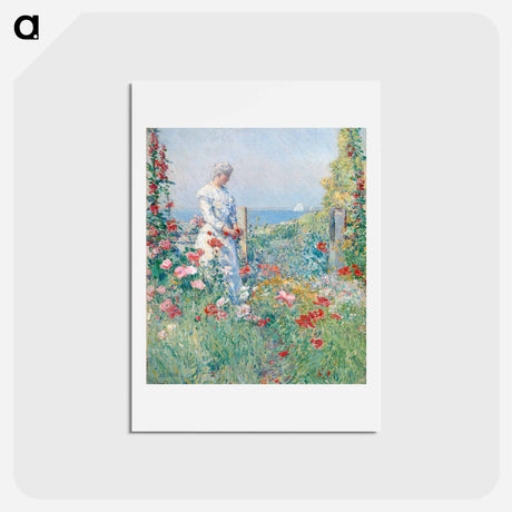 アートポストカード-In the Garden - フレデリック チャイルド ハッサム Postcard.