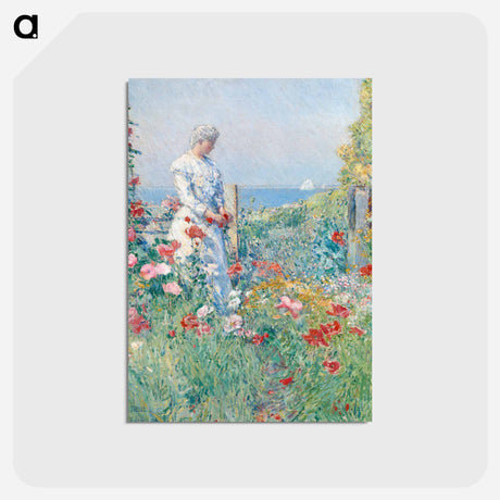アートポストカード-In the Garden - フレデリック チャイルド ハッサム Postcard.