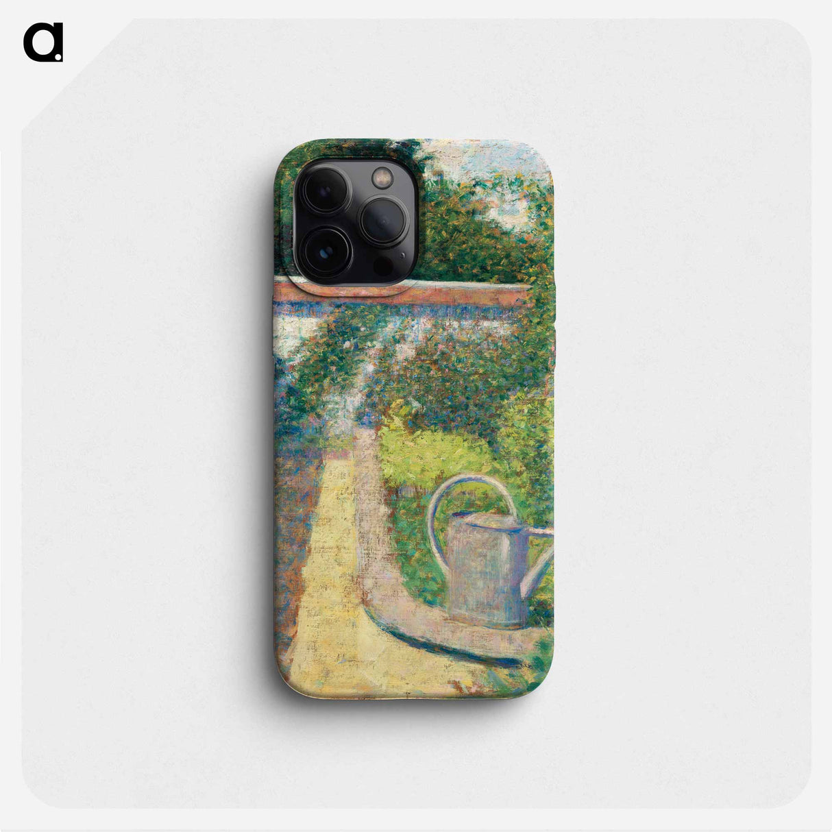 The Watering Can–Garden at Le Raincy - ジョルジュ スーラ Phone Case.