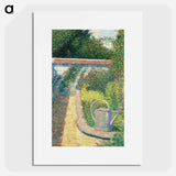 The Watering Can–Garden at Le Raincy - ジョルジュ スーラ Poster.