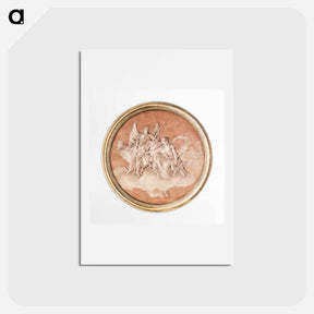 アートポストカード-Virtue and Abundance
 - ジョバンニ バティスタ ティエポロ Postcard.