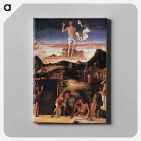 アートパネル-Resurrection of Christ - ジョヴァンニ ベッリーニ Canvas.