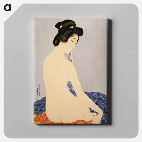 アートパネル-Woman after bath (the model Tomi after bath)
 - 橋口 五葉 Canvas.