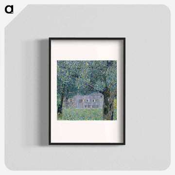 Gustav Klimt's Farmhouse in Upper Austria - グスタフ クリムト Poster.