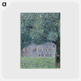 アートポストカード-Gustav Klimt's Farmhouse in Upper Austria - グスタフ クリムト Postcard.