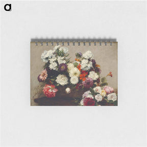 アートメモ帳-Still Life with Flowers - アンリ ファンタン ラトゥール Memo.