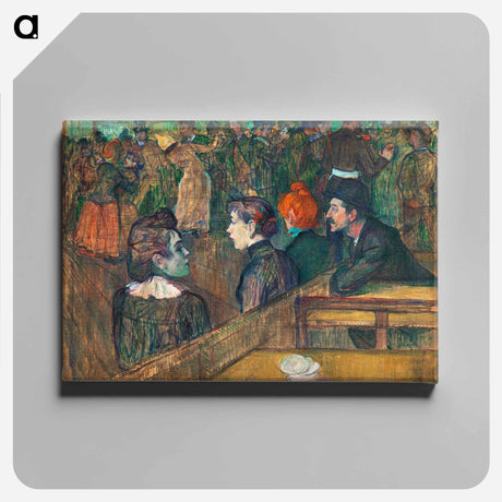 アートパネル-Moulin de la Galette - アンリ ド トゥールーズ ロートレック Canvas.