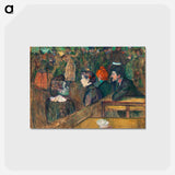 アートポストカード-Moulin de la Galette - アンリ ド トゥールーズ ロートレック Postcard.