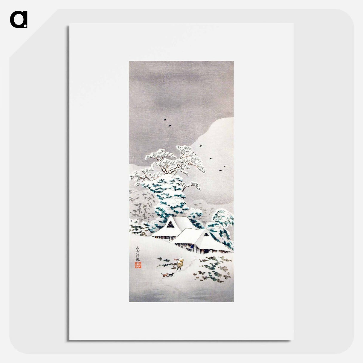 Sawatari in Snow - 高橋 宏明 Poster.