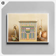 アートパネル-Tomb in Valley of El-Assacif
 - エジプト美術史 Canvas.